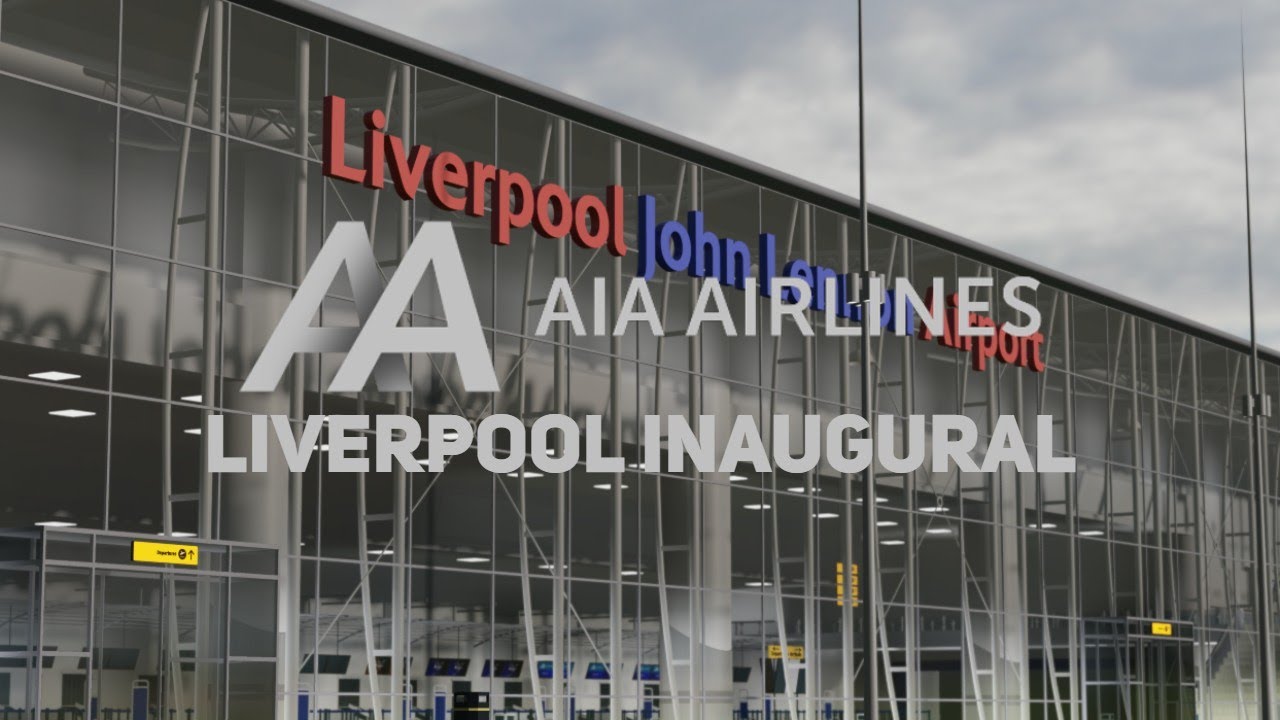 AIA Airlines Liverpool Inaugural [FLIGHT REVIEW] - YouTube