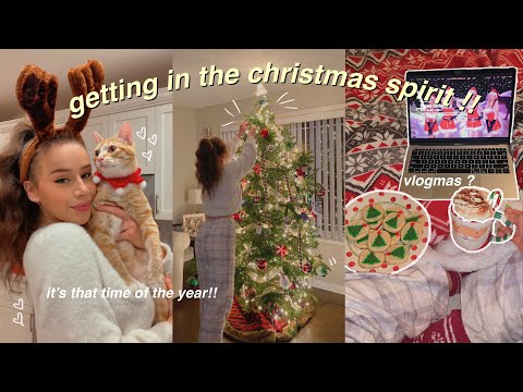 the most epic christmas vlog. || decorate with me, baking, setting up the tree, shopping, etc.