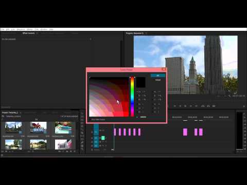 How To Easily Change Duration of Multiple Images & Remove Gaps in Adobe Premiere Pro CS6/CC
