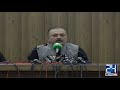 Ppp leader sharjeel memon press conference  24 news