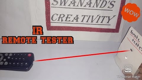 How to Make a Simple Remote Tester - IR Remote Tester. #irremotetester #remotetester