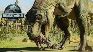 Tyrannosaurus Rex Hunting Dracorex Group | Jurassic World Evolution 3
