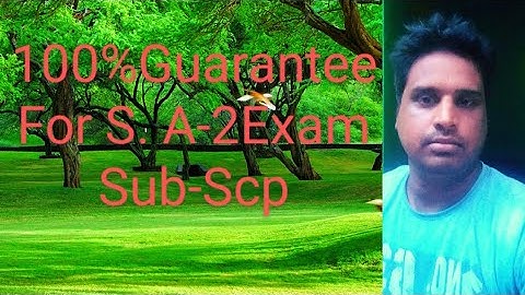 //SCP Selection questions //SA-2//Examination//