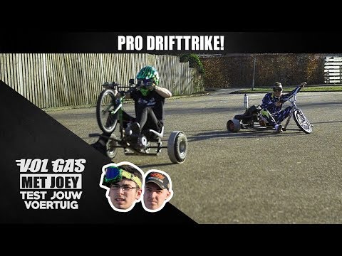 DRIFTTRIKE MET PITBIKE MOTORBLOK BOEKEL | VOL GAS MET JOEY | TEST JOUW VOERTUIG