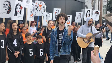 Grandson & the West Los Angeles Children's Choir perform "Thoughts & Prayers" (Live)