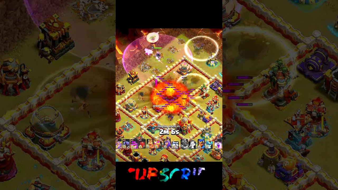 Grand Warden Powerful FIREBALL 🔥 Attack Strategy ( Clash of clans)