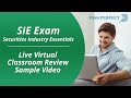 FINRA SIE Exam – Sample Online Class