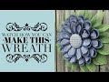 Easy DIY Wreath Tutorial / Julie's Peekaboo Petal Wreath / Wreath Center / Look at What I Made