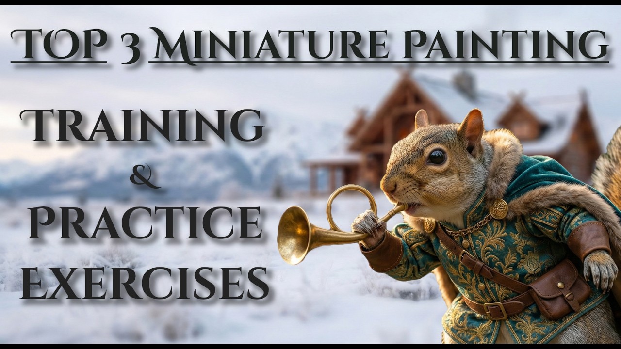 Miniature Journey: Skill Training #1 (NMM | Brush Control | Chromatic Mixing)