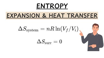 Calculating entropy change in heat transfer and gas expansion