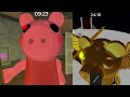 Old Piggy Jumpscare Vs Gold Piggy Jumpscare