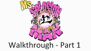Ms. Splosion Man Walkthrough: Part 1 [HD] (XBLA)