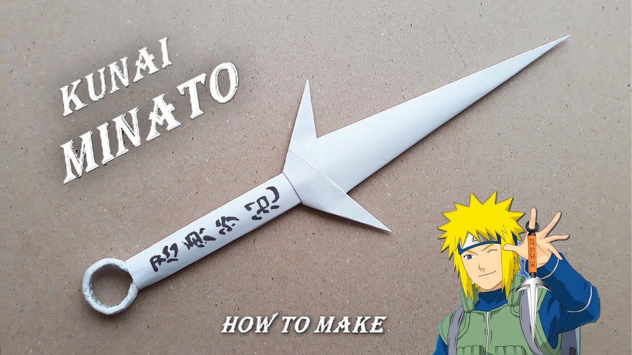 KAITTAN MNATO KUNA YAPIMI    How To Make a Paper Kunai 