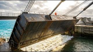 How a 1,000 Ton Gate Holds Back an Entire Ocean?