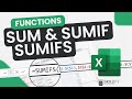 How to use SUM, SUMIF and SUMIFS Formula in Exce (Beginner to advanced)