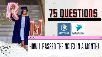 HOW TO PASS THE NCLEX RN IN 75 QUESTIONS *FIRST TRY* Very Detailed