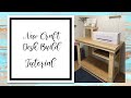 Craft Desk, Wood Desk Tutorial