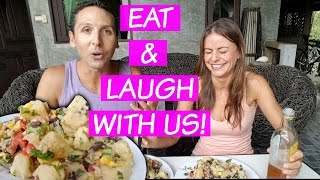 Mukbang + Potato Salad Recipe | Drunk Vegans, Minimalism + More!