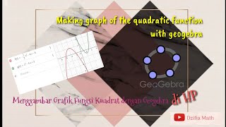 cara menggambar grafik fungsi kuadrat dengan geogebra di hp screenshot 2