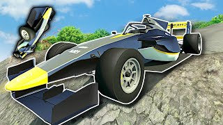 Downhill Mountain Racing! - BeamNG Drive Multiplayer Gameplay screenshot 1