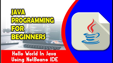Java Programming Tutorial --3-- Hello World in Java using NetBeans IDE