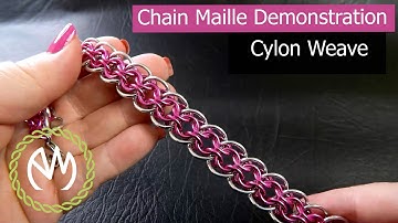 Chain Maille Tutorial - Cylon Weave (Redo)