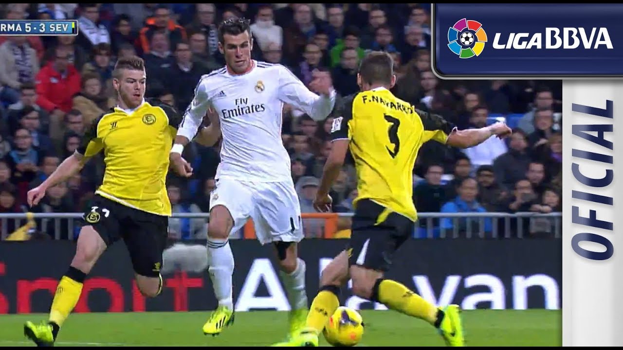 Piscinazo de Bale y golazo de Rakitic (5-3) en el Real Madrid - Sevilla FC