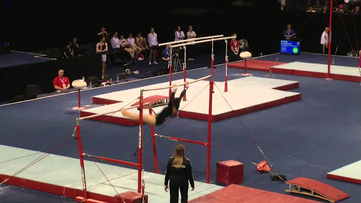 REBECCA TUNNEY - GOLD - UNEVEN BARS - APPARATUS FI...