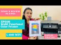 EPSON L4160 WiFi Multi Functional Color Printer |  Demo and Review in Hindi