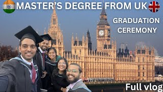 Proud Moment: Receiving My UK Master's Degree | Indian Student Vlog (Hindi)