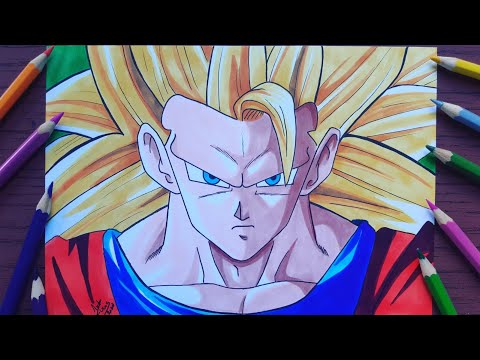 Goku super saiyan 3  Desenhos de anime, Super sayajin