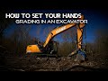 HOW TO GRADE WITH AN EXCAVATOR //How To Set Your Hands Grading In Excavator-Excavator Tips & Tricks