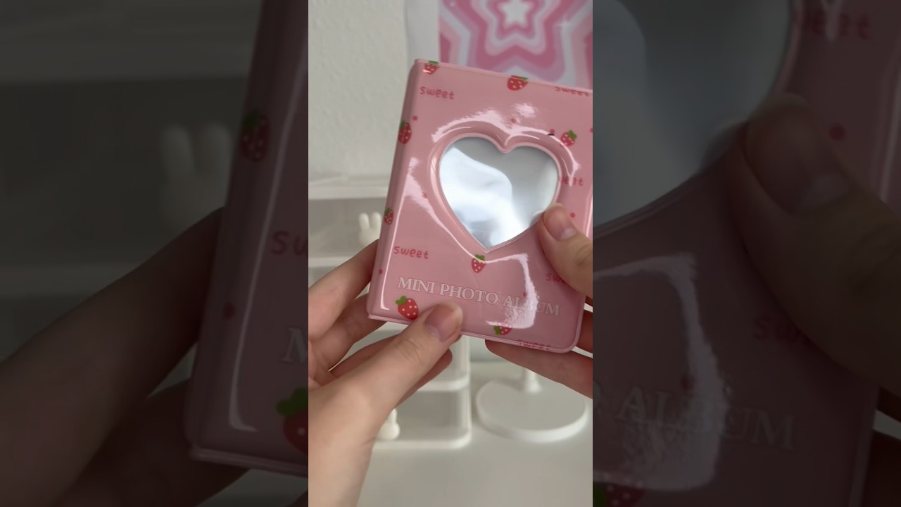 Unpacking notebook and mini binder🌷🍓 