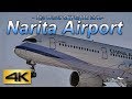 【4K】超絶‼︎ 横風着陸 ゴーアラウンド Strong crosswind and go arounds SPOTTING 2018  @ NARITA AIRPORT JAPAN