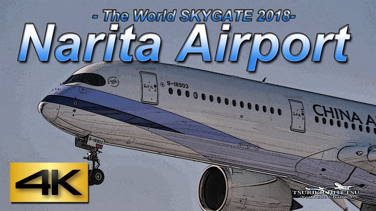 【4K】超絶‼︎ 横風着陸 ゴーアラウンド Strong crosswind and go arounds SPOTTING 2018  @ NARITA AIRPORT JAPAN