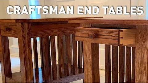 Craftsman Style End Tables