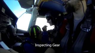 Jump Pilot Flight with Skydiving Exits from a Cessna 182