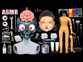 Asmr squid game costume  robot doll  robot repair