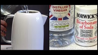 HOW TO DESCALE A KETTLE WITH BICARBONATE OF SODA