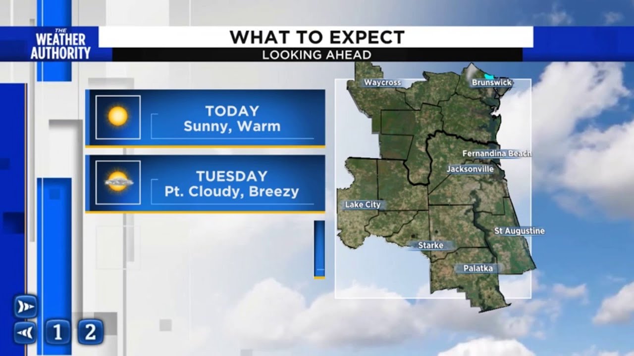 Seasonal start to the week, storms return midweek - YouTube