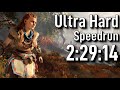 Horizon Zero Dawn Any% Ultra Hard Speedrun in 2:29:14 - World Record