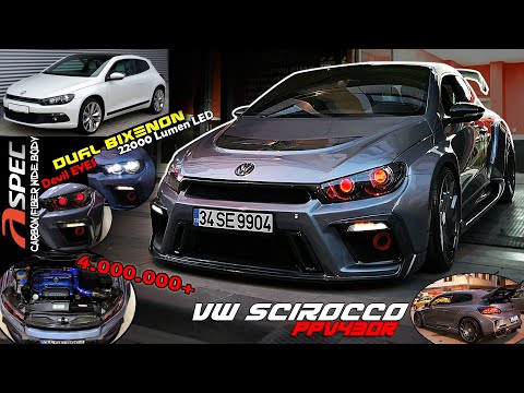 VW Scirocco | Wide Body Kit // Çift Mercekli Farlar \\\\ Devil Eyes - Modifiye
