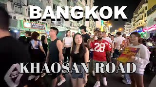 Live from Khaosan Road Bangkok Thailand Saturday Night Madness 🇹🇭