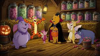 Vintage Disney Halloween Glow 🎃 | Gentle 1950s Oldies & Autumn Wind Sounds for Sleep, Study & Unwind