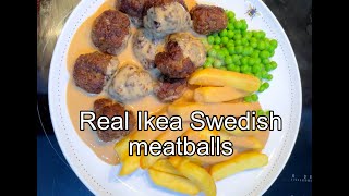 IKEA meatballs the real deal