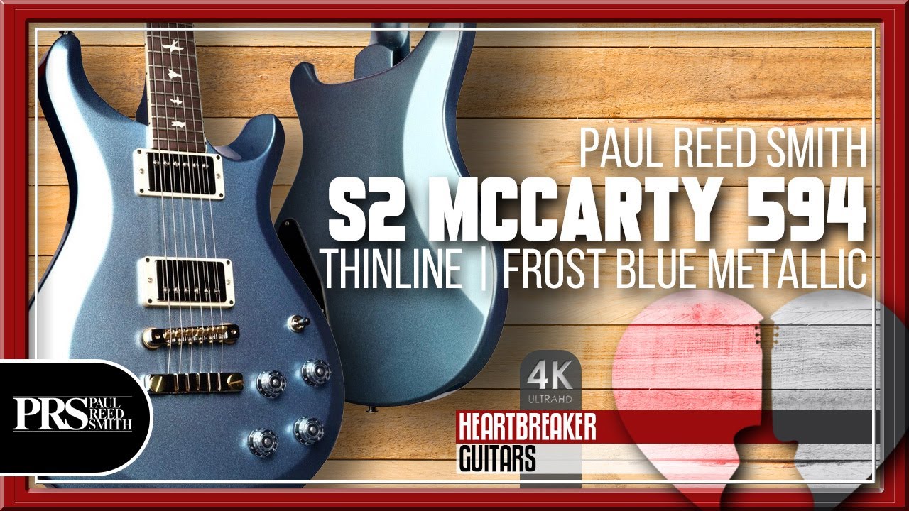 An S2 McCarty 594 from PRS Guitars! Beautiful Thinline in Frost