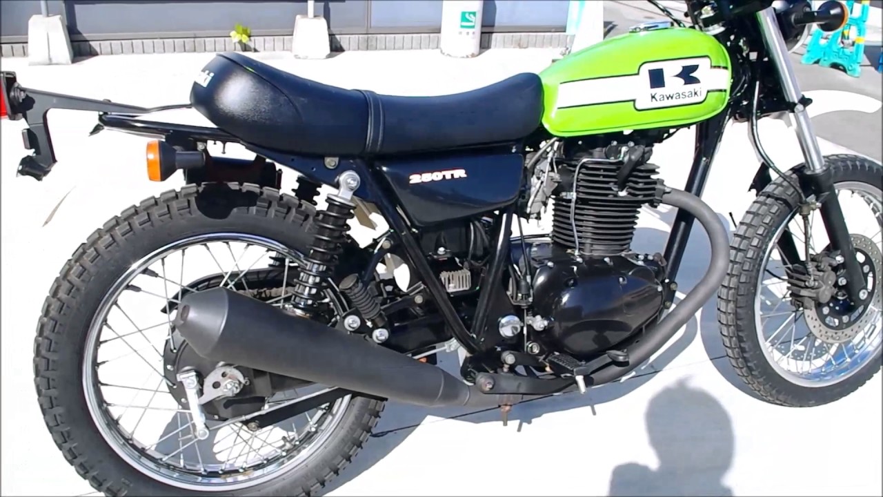 KAWASAKI 250TR (BJ250F) 2003 グリーン - YouTube