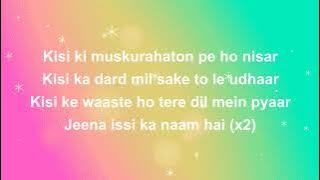 Kisi Ki Muskurahaton Pe Ho Nisar Lyrics | Anari