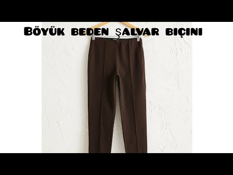 Derzilik Dikiş Tikiş dersleri 34.video Şalvar-Pantalon biçimi