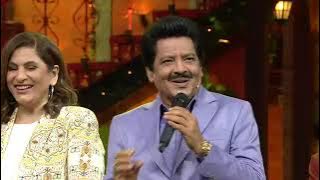 Udit narayan performance on phoolon sa chehra Tera kalion sa muskan hai on the Kapil Sharma show